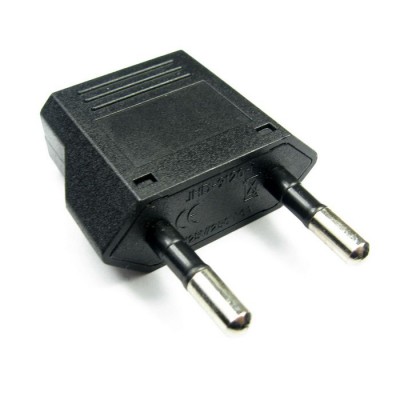 Euro To Us America Japan Canada Plug Adapter 2 Pin Round Pin European Eu Germany France 110v To 220v Voltage Converter